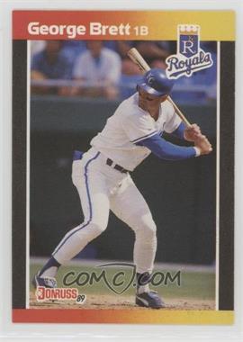 1989 Donruss - [Base] #204.2 - George Brett (*Denotes  Next to PERFORMANCE)