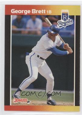 1989 Donruss - [Base] #204.2 - George Brett (*Denotes  Next to PERFORMANCE)