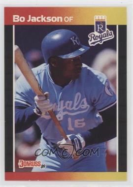 1989 Donruss - [Base] #208.1 - Bo Jackson (*Denotes*  Next to PERFORMANCE) [EX to NM]