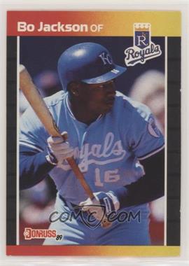 1989 Donruss - [Base] #208.1 - Bo Jackson (*Denotes*  Next to PERFORMANCE) [EX to NM]