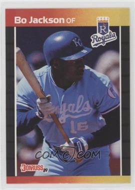 1989 Donruss - [Base] #208.1 - Bo Jackson (*Denotes*  Next to PERFORMANCE) [EX to NM]