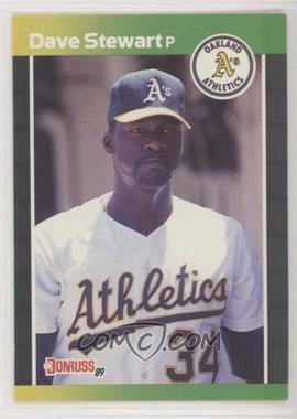 1989 Donruss - [Base] #214.2 - Dave Stewart (*Denotes  Next to PERFORMANCE) [EX to NM]