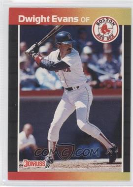 1989 Donruss - [Base] #240.1 - Dwight Evans (*Denotes*  Next to PERFORMANCE)