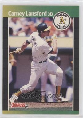 1989 Donruss - [Base] #243.1 - Carney Lansford (*Denotes*  Next to PERFORMANCE)