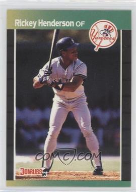 1989 Donruss - [Base] #245.1 - Rickey Henderson (*Denotes*  Next to PERFORMANCE)