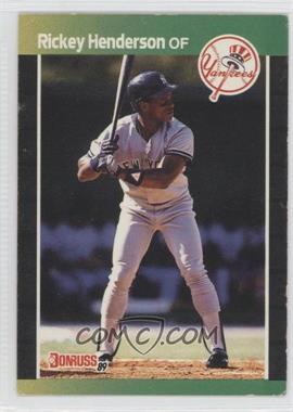 1989 Donruss - [Base] #245.1 - Rickey Henderson (*Denotes*  Next to PERFORMANCE)