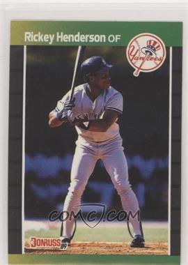 1989 Donruss - [Base] #245.1 - Rickey Henderson (*Denotes*  Next to PERFORMANCE)