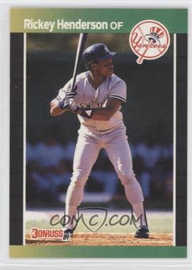 1989 Donruss - [Base] #245.1 - Rickey Henderson (*Denotes*  Next to PERFORMANCE)