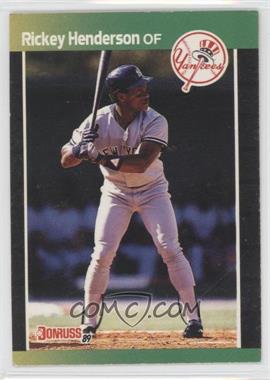 1989 Donruss - [Base] #245.1 - Rickey Henderson (*Denotes*  Next to PERFORMANCE)