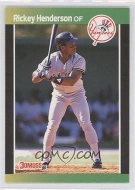 1989 Donruss - [Base] #245.2 - Rickey Henderson (*Denotes  Next to PERFORMANCE)