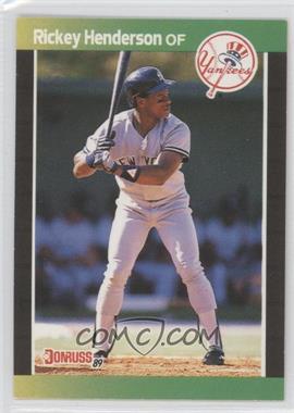 1989 Donruss - [Base] #245.2 - Rickey Henderson (*Denotes  Next to PERFORMANCE)