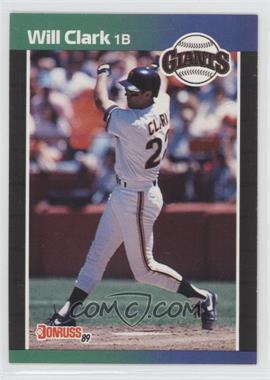 1989 Donruss - [Base] #249.2 - Will Clark (*Denotes  Next to PERFORMANCE)