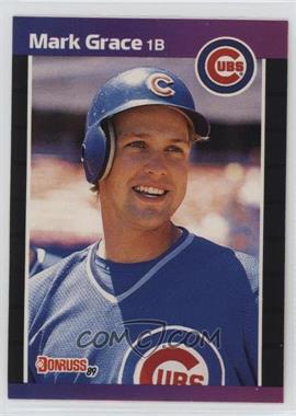 1989 Donruss - [Base] #255.1 - Mark Grace (*Denotes*  Next to PERFORMANCE)