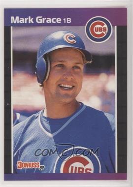 1989 Donruss - [Base] #255.1 - Mark Grace (*Denotes*  Next to PERFORMANCE)