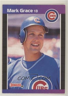 1989 Donruss - [Base] #255.1 - Mark Grace (*Denotes*  Next to PERFORMANCE)