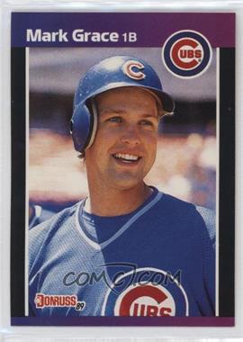 1989 Donruss - [Base] #255.1 - Mark Grace (*Denotes*  Next to PERFORMANCE)