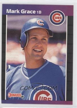 1989 Donruss - [Base] #255.1 - Mark Grace (*Denotes*  Next to PERFORMANCE)