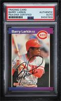 Barry Larkin (*Denotes  Next to PERFORMANCE) [PSA Authentic PSA/DNA&n…