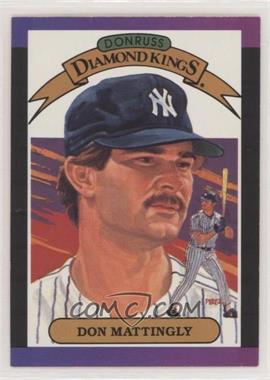 1989 Donruss - [Base] #26 - Diamond Kings - Don Mattingly [EX to NM]