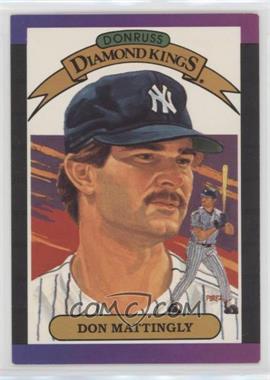 1989 Donruss - [Base] #26 - Diamond Kings - Don Mattingly [EX to NM]