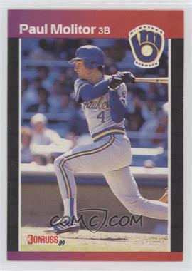 1989 Donruss - [Base] #291.1 - Paul Molitor (*Denotes*  Next to PERFORMANCE)