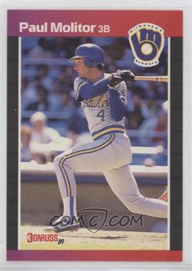 1989 Donruss - [Base] #291.1 - Paul Molitor (*Denotes*  Next to PERFORMANCE)