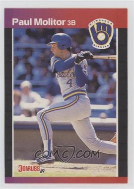 1989 Donruss - [Base] #291.1 - Paul Molitor (*Denotes*  Next to PERFORMANCE)