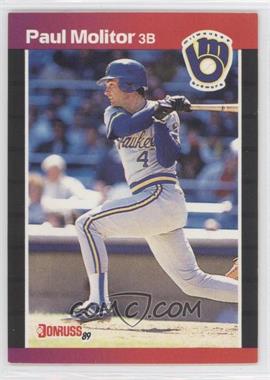 1989 Donruss - [Base] #291.2 - Paul Molitor (*Denotes  Next to PERFORMANCE)