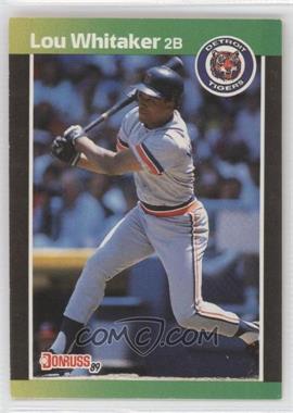 1989 Donruss - [Base] #298.2 - Lou Whitaker (*Denotes  Next to PERFORMANCE)