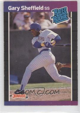 1989 Donruss - [Base] #31.1 - Rated Rookie - Gary Sheffield (*Denotes*  Next to PERFORMANCE)