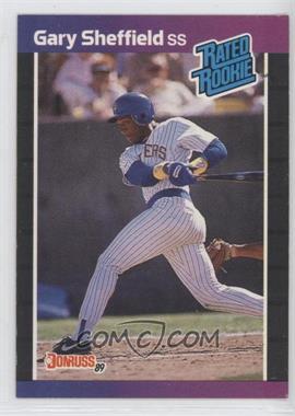 1989 Donruss - [Base] #31.1 - Rated Rookie - Gary Sheffield (*Denotes*  Next to PERFORMANCE)