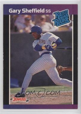1989 Donruss - [Base] #31.1 - Rated Rookie - Gary Sheffield (*Denotes*  Next to PERFORMANCE) [Noted]