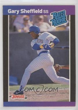 1989 Donruss - [Base] #31.2 - Rated Rookie - Gary Sheffield (*Denotes  Next to PERFORMANCE) [EX to NM]