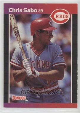 1989 Donruss - [Base] #317.2 - Chris Sabo (*Denotes  Next to PERFORMANCE)