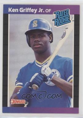 1989 Donruss - [Base] #33.1 - Rated Rookie - Ken Griffey Jr. (*Denotes*  Next to PERFORMANCE)