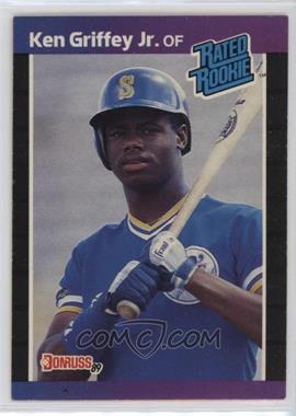1989 Donruss - [Base] #33.1 - Rated Rookie - Ken Griffey Jr. (*Denotes*  Next to PERFORMANCE) [Good to VG‑EX]