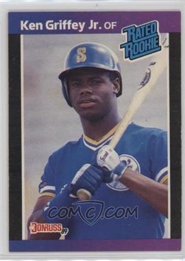 1989 Donruss - [Base] #33.1 - Rated Rookie - Ken Griffey Jr. (*Denotes*  Next to PERFORMANCE)