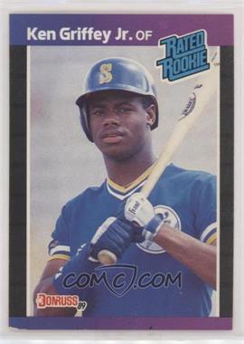 1989 Donruss - [Base] #33.1 - Rated Rookie - Ken Griffey Jr. (*Denotes*  Next to PERFORMANCE) [Good to VG‑EX]