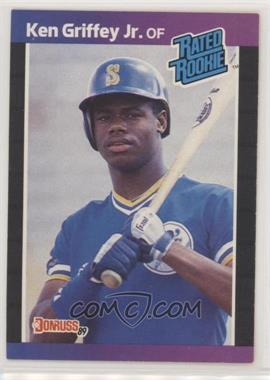 1989 Donruss - [Base] #33.1 - Rated Rookie - Ken Griffey Jr. (*Denotes*  Next to PERFORMANCE)