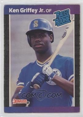 1989 Donruss - [Base] #33.1 - Rated Rookie - Ken Griffey Jr. (*Denotes*  Next to PERFORMANCE) [EX to NM]