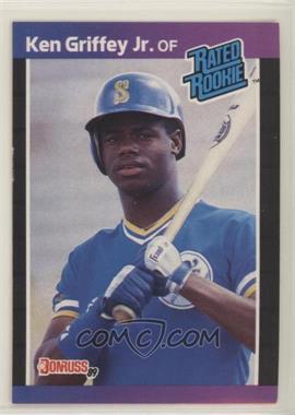 1989 Donruss - [Base] #33.1 - Rated Rookie - Ken Griffey Jr. (*Denotes*  Next to PERFORMANCE)