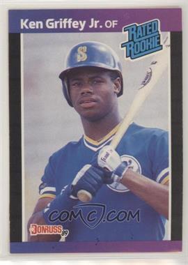 1989 Donruss - [Base] #33.1 - Rated Rookie - Ken Griffey Jr. (*Denotes*  Next to PERFORMANCE)