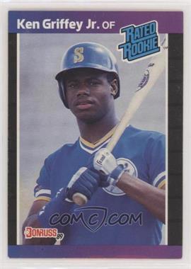 1989 Donruss - [Base] #33.1 - Rated Rookie - Ken Griffey Jr. (*Denotes*  Next to PERFORMANCE)