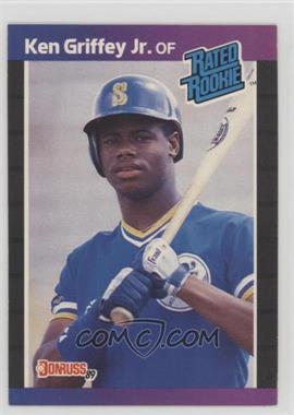 1989 Donruss - [Base] #33.1 - Rated Rookie - Ken Griffey Jr. (*Denotes*  Next to PERFORMANCE) [Noted]