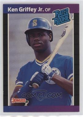 1989 Donruss - [Base] #33.1 - Rated Rookie - Ken Griffey Jr. (*Denotes*  Next to PERFORMANCE)