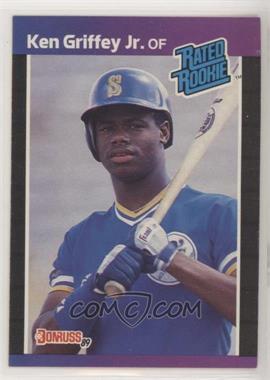 1989 Donruss - [Base] #33.1 - Rated Rookie - Ken Griffey Jr. (*Denotes*  Next to PERFORMANCE)