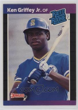 1989 Donruss - [Base] #33.1 - Rated Rookie - Ken Griffey Jr. (*Denotes*  Next to PERFORMANCE)