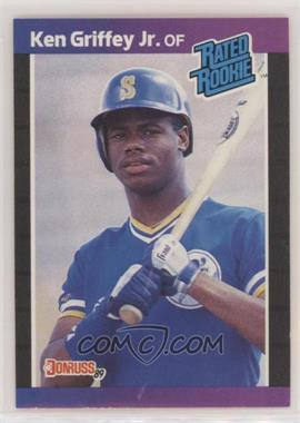 1989 Donruss - [Base] #33.1 - Rated Rookie - Ken Griffey Jr. (*Denotes*  Next to PERFORMANCE)