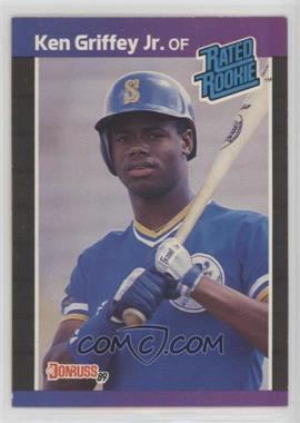 1989 Donruss - [Base] #33.1 - Rated Rookie - Ken Griffey Jr. (*Denotes*  Next to PERFORMANCE) [Noted]