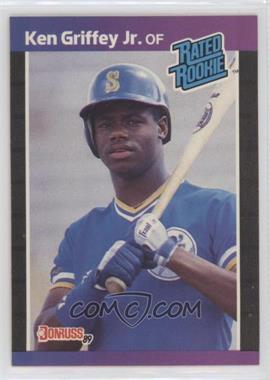 1989 Donruss - [Base] #33.1 - Rated Rookie - Ken Griffey Jr. (*Denotes*  Next to PERFORMANCE)